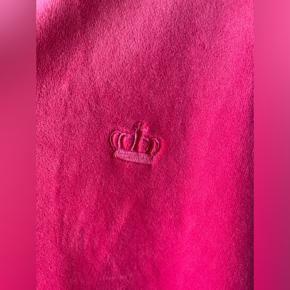 Juicy velour hoodie jacket size L Barbie Barbiecore NEW - Picture 5 of 7